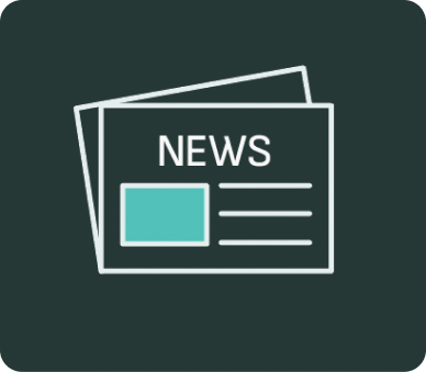 An icon of a newspaper